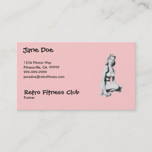 Retro Fitness Business Card