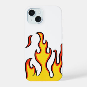 Retro Flame iPhone Case Hot Fire Phone Case