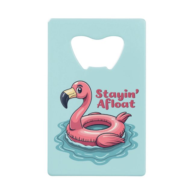 Retro Flamingo Float Funny Summer (Front)