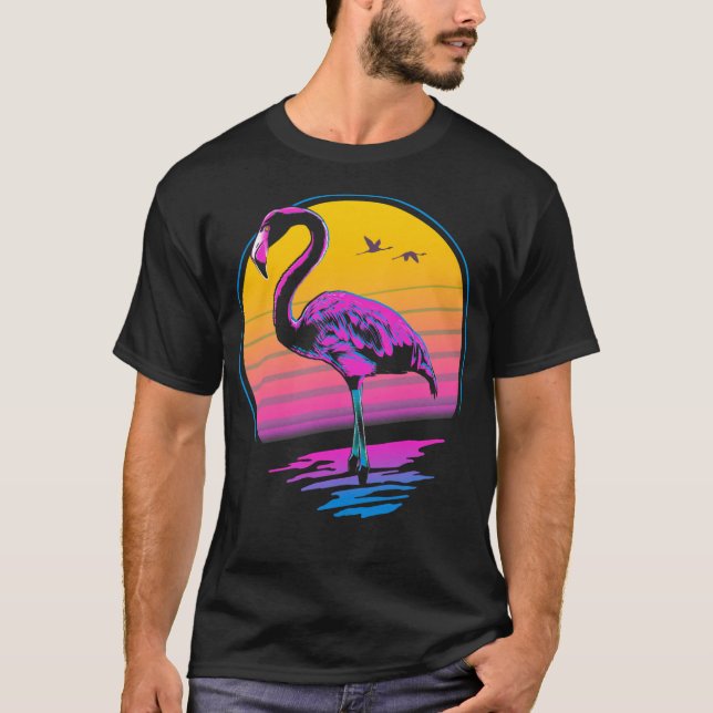 Retro Flamingo T-Shirt (Front)
