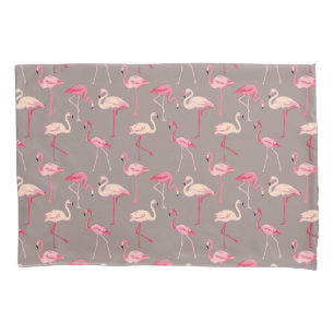 Retro Flamingos Pillowcase
