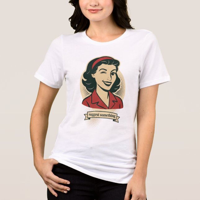 Retro Flirt Tri-Blend Shirt (Front)