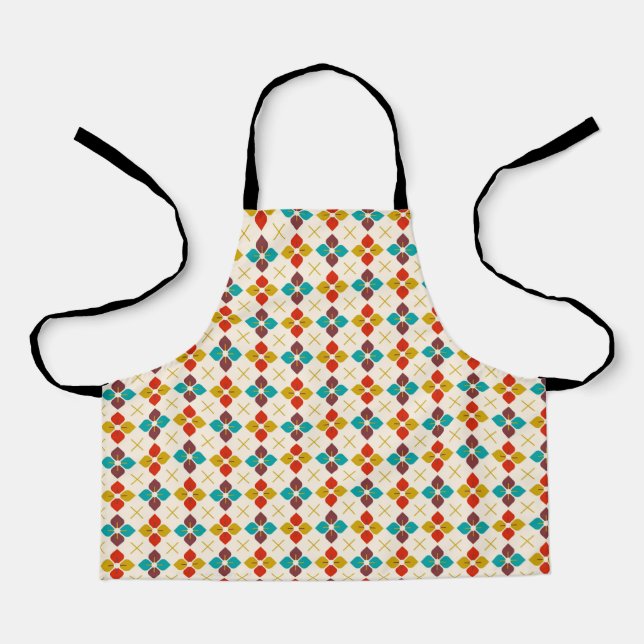 Retro Floral  Apron (Front)