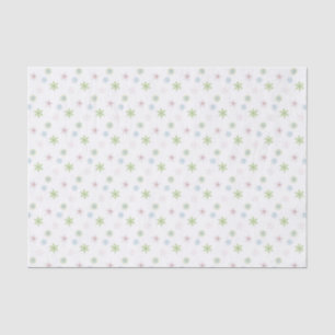 Retro Floral Baby Shower Tissue Paper