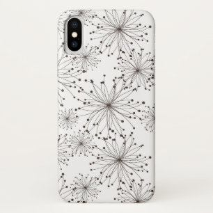 Retro floral background iPhone x case