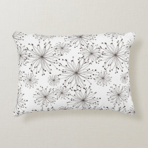 Retro floral background decorative cushion