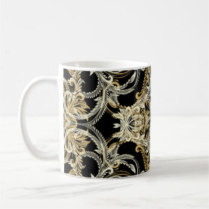 Retro floral background. Vintage illustration. Coffee Mug