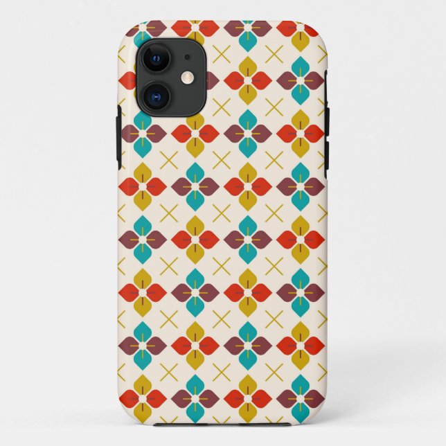 Retro Floral  Case-Mate iPhone Case (Back)