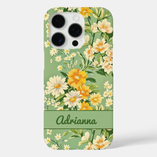Retro Floral  Case-Mate iPhone Case (Back)