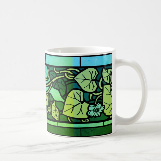 Retro Floral Coffee Mug (Right)