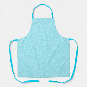 retro floral design apron