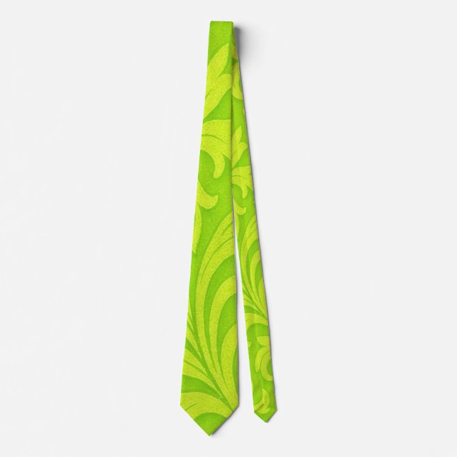 retro floral design tie (Front)