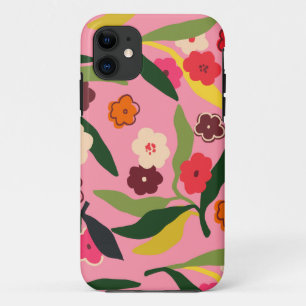 Retro Floral Fields iPhone 11 Case