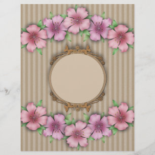 Retro , floral flyer