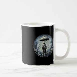 Retro Floral Ghost Vintage Halloween Ghost In The Coffee Mug