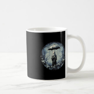 Retro Floral Ghost Vintage Halloween Ghost In The Coffee Mug