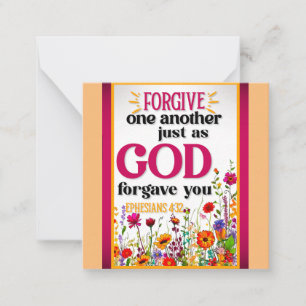 Retro Floral Inspirational   Card