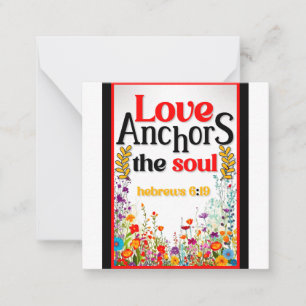 Retro Floral Inspirational   Card