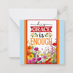 Retro Floral Inspirational   Card