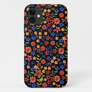 Retro Floral Miniprint Custom iPhone 5/5s Case