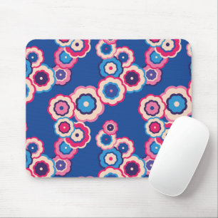 Retro Floral Mouse Mat