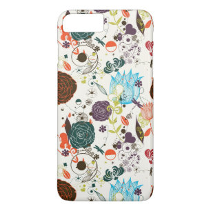 Retro Floral Pattern 2 iPhone 8 Plus/7 Plus Case