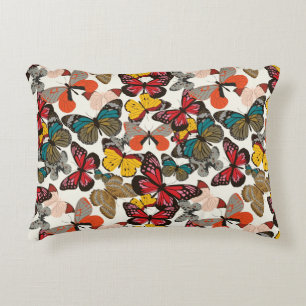 Retro floral pattern 2 decorative cushion