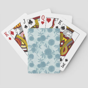 Retro Floral Pattern 2 Playing Cards