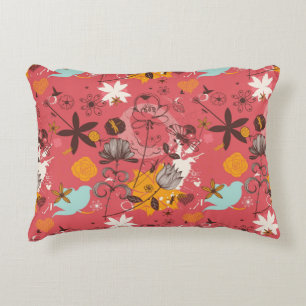 Retro floral pattern 7 decorative cushion
