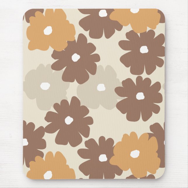 Retro floral pattern mouse mat (Front)