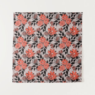 Retro floral pattern. tapestry