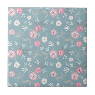 Retro floral pattern. tile