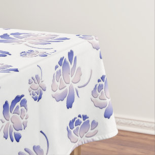 Retro floral pattern with roses. tablecloth