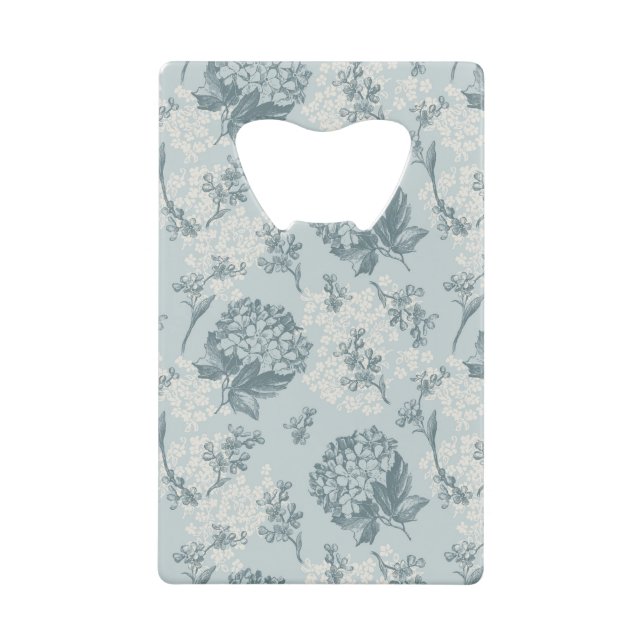 Retro floral pattern with viburnum flowers (Front)