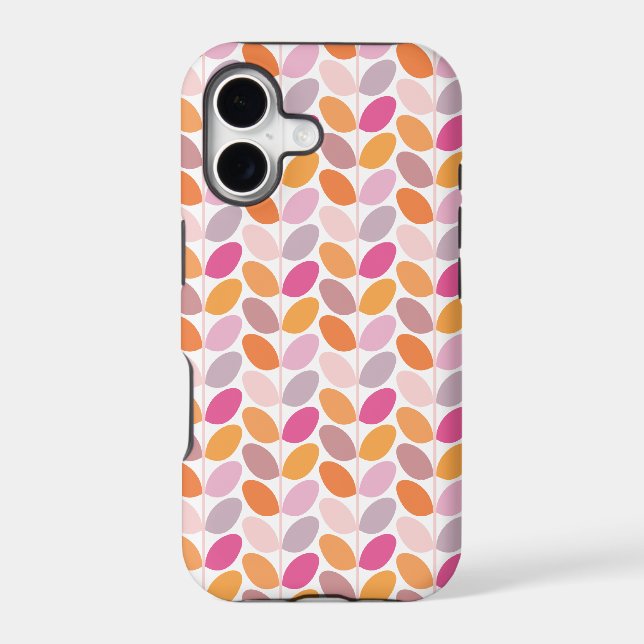 Retro Floral Patterned Case (Back)