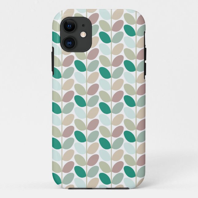 Retro Floral Patterned Case (Back)