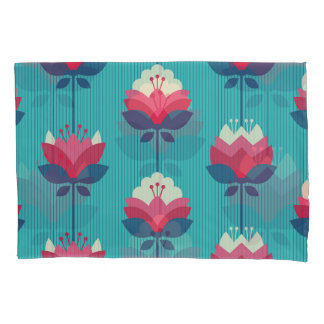Retro floral seamless pattern. pillowcase