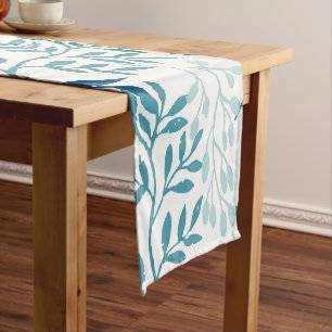 Retro Floral Short Table Runner