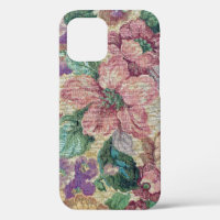 retro floral tapestry