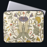 Retro floral vertical seamless design. laptop sleeve<br><div class="desc">Vintage Floral vintage seamless pattern. Retro plants style. Vertical decorative flowers, modern motif. Colourful damask ornament Vintage floral delight. Classic damask pattern with a retro twist. Vintage florals bloom in a decorative symphony. Vintage, Floral, Retro, Illustration, Background, Pattern, Damask, Ornament. pattern, floral, italian, renaissance, flower, illustration, damask, european, seamless, background,...</div>