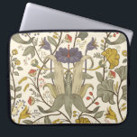 Retro floral vertical seamless design. laptop sleeve<br><div class="desc">Vintage Floral vintage seamless pattern. Retro plants style. Vertical decorative flowers, modern motif. Colourful damask ornament Vintage floral delight. Classic damask pattern with a retro twist. Vintage florals bloom in a decorative symphony. Vintage, Floral, Retro, Illustration, Background, Pattern, Damask, Ornament. pattern, floral, italian, renaissance, flower, illustration, damask, european, seamless, background,...</div>