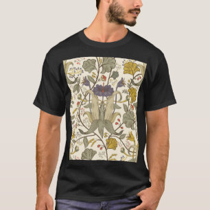 Retro floral vertical seamless design. T-Shirt