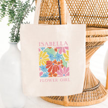 Retro Floral Wedding Bag - Cute Custom Flower Girl