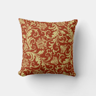 Retro florals: vintage pattern background. cushion