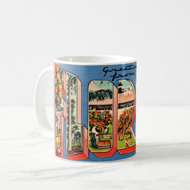Retro Florida  Coffee Mug (Front Left)