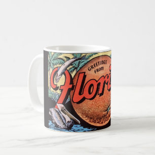 Retro Florida Orange  Coffee Mug