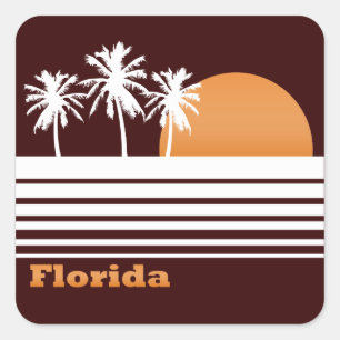 Retro Florida Stickers