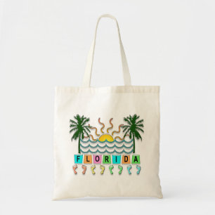 Retro Florida Tote Bag
