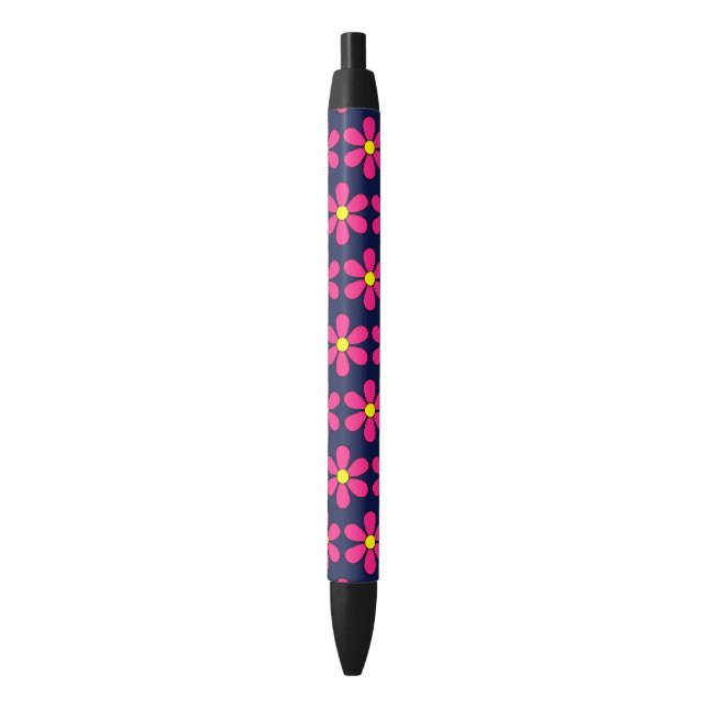 Retro Flower Daisy Teacher's Writing Pen Gift (Front Vertical)