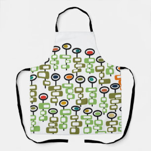 Retro Flower Garden Apron